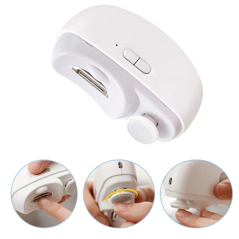 電動ネイルケアセット｜爪切り＋研磨＋整形ツール付き 充電式 自宅サロン仕上げ